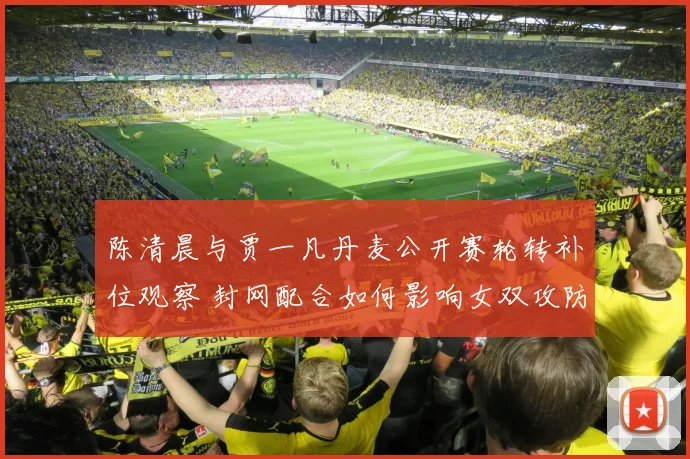 陈清晨与贾一凡丹麦公开赛轮转补位观察 封网配合如何影响女双攻防节奏