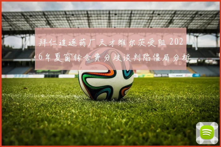 拜仁追逐药厂天才维尔茨受阻 2026年夏窗转会费分歧谈判陷僵局分析